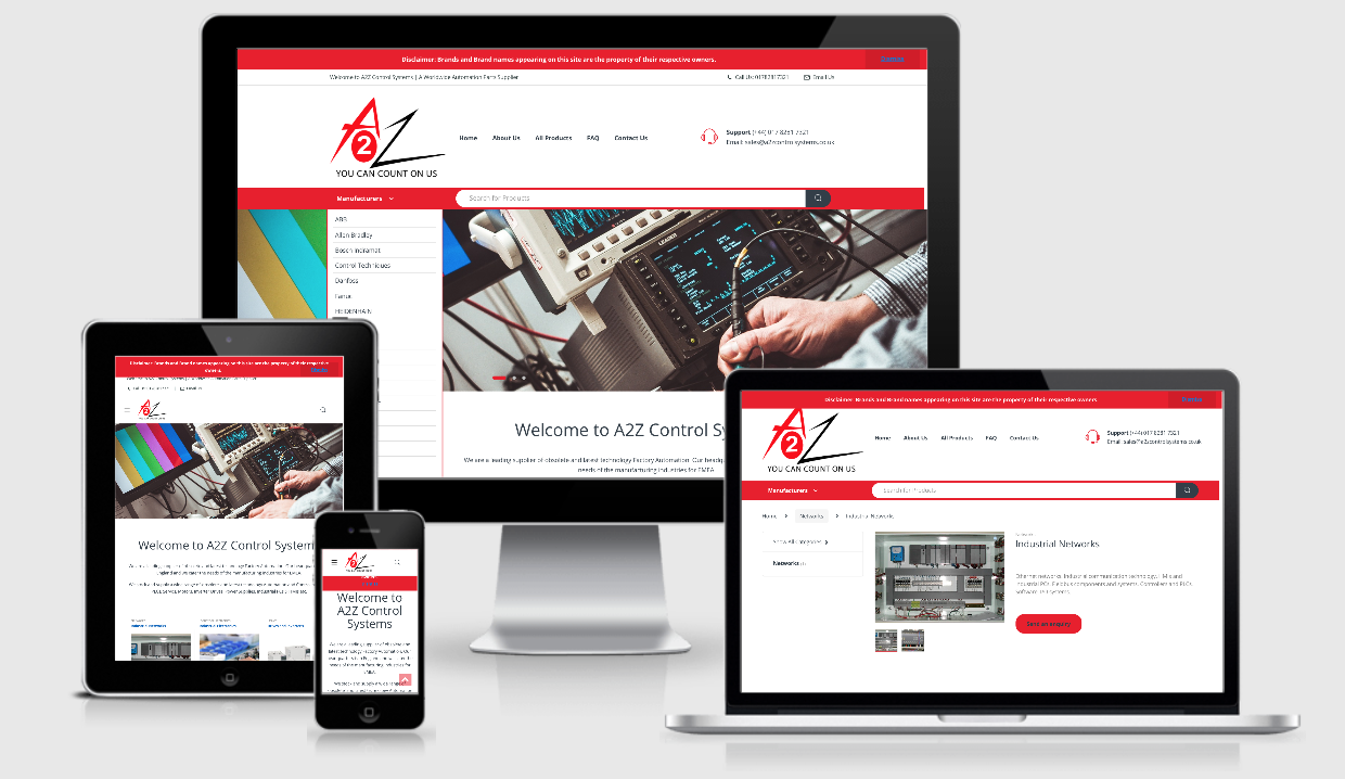 A2z control website 1